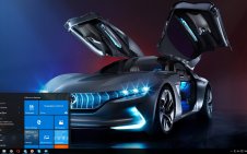 Electric cars win10 theme